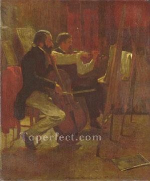  Winslow Oil Painting - The Studio Realism painter Winslow Homer
